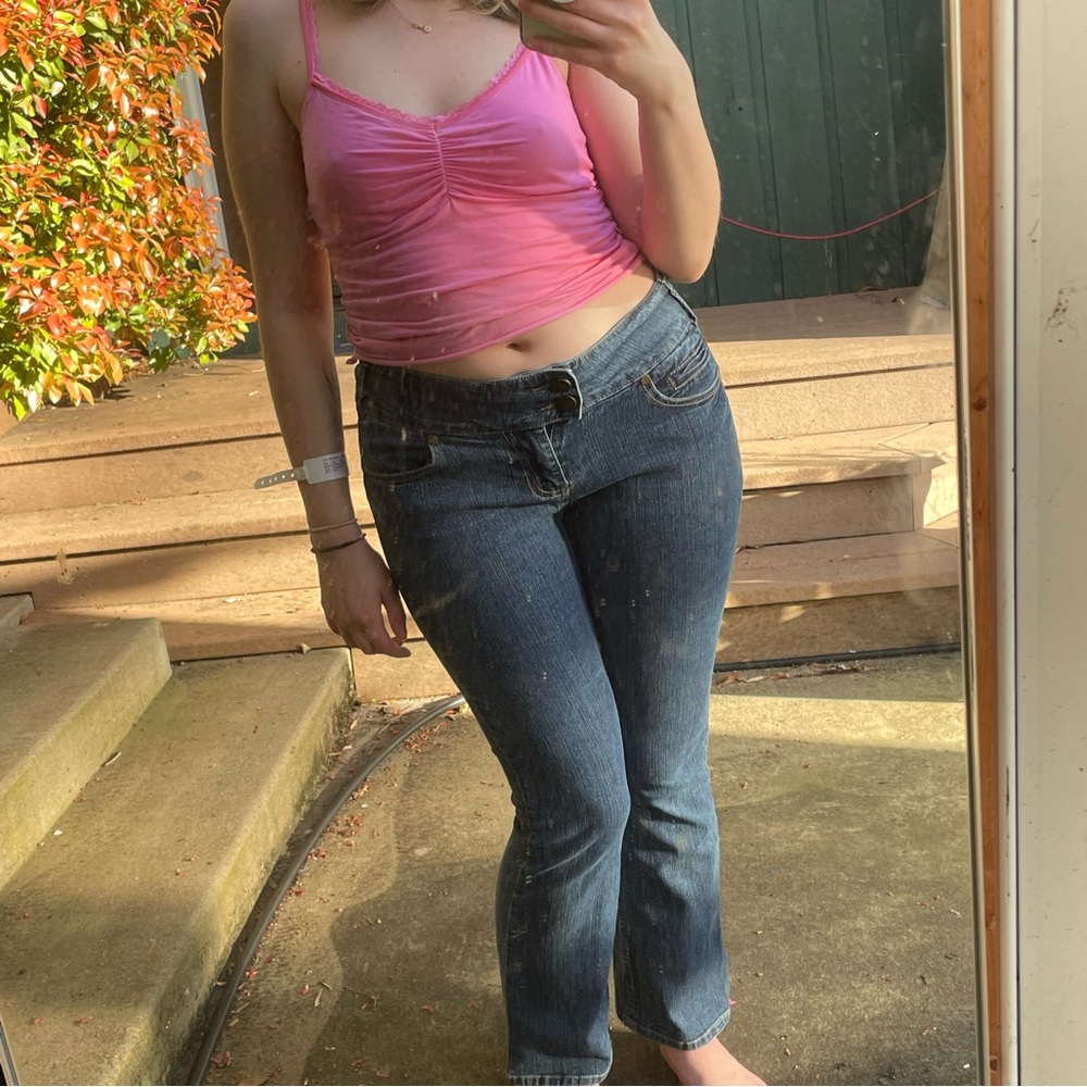 Vintage Y2K Low Rise Flare Jeans